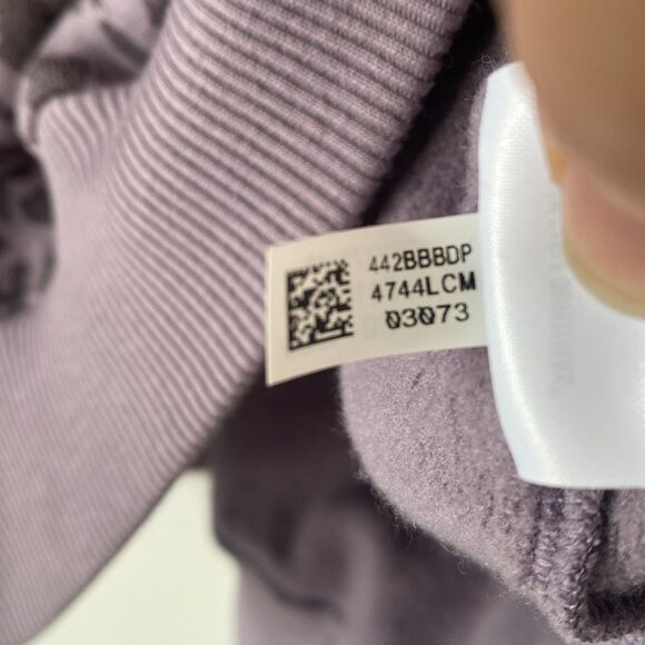 American Eagle Ahh-Mazingly Soft Purple Leopard Print Hoodie Sweater Jegging Fit - Picture 9 of 9